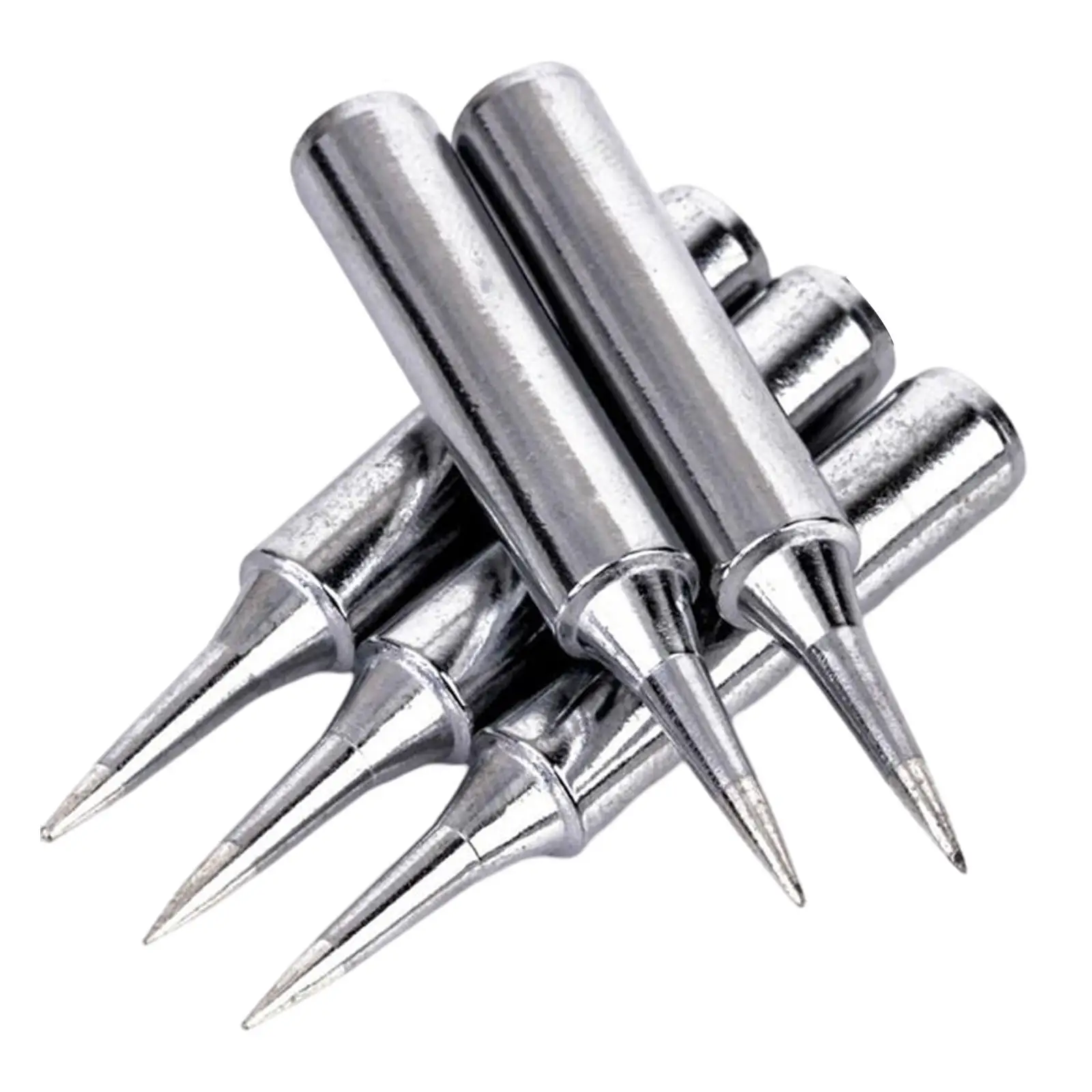 

5Pcs Copper Soldering Iron Soldering Head, Solder Iron Tip, for 936 Soldering