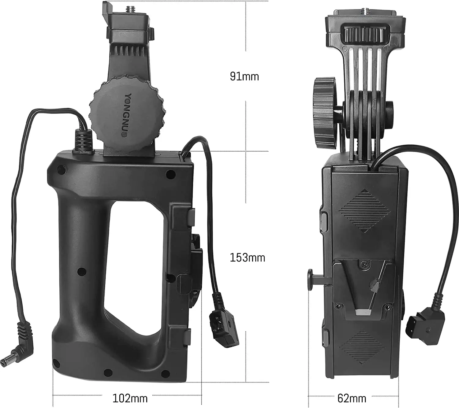 YONGNUO YNLUX100 100W COB LED Video Light APP Control Bowens Mount Lighting for Photography Video Recording Outdoor Shooting