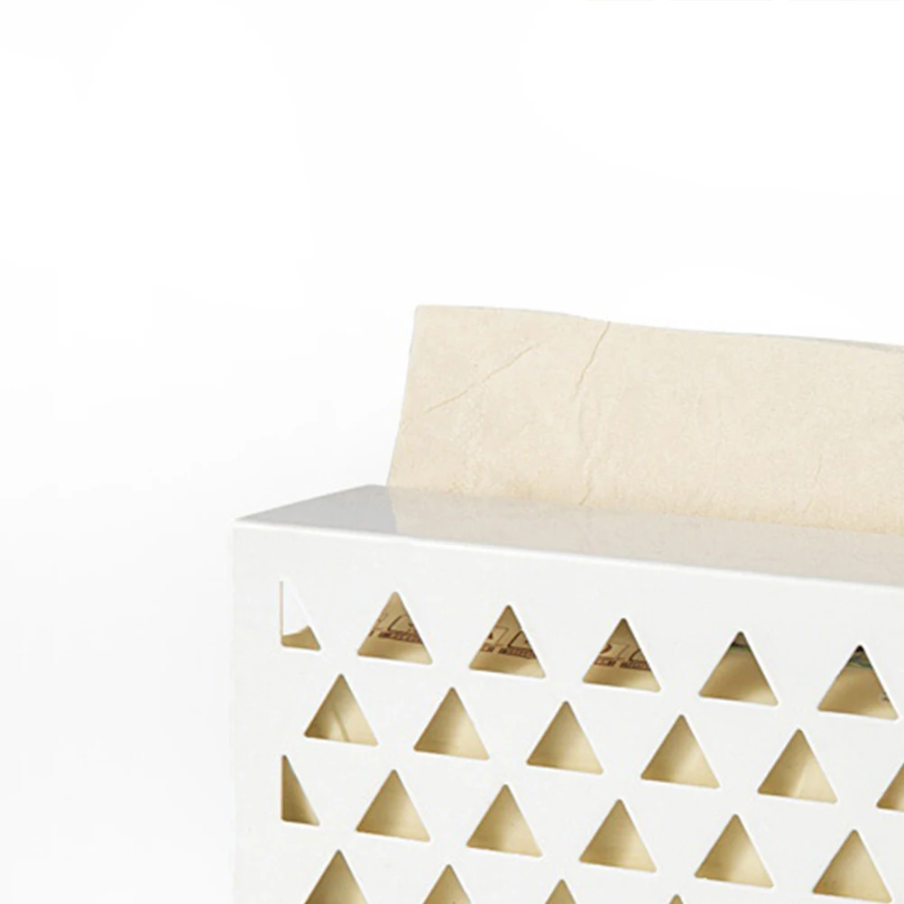 1 pc Eisen Kunst Tissue Box Robuste Hohl Metall Papier Halter Für Home Office Hotel Decor Serviette Lagerung Container Handtuch