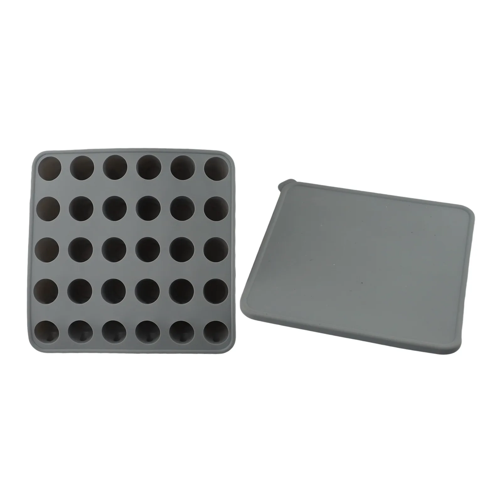 

1pc Ice Cube Tray Silicone Block Molds With Lid Kitchen Tool Barware Accessories 19.5*5 Cm Kitchen Tools Gadgets Accessories