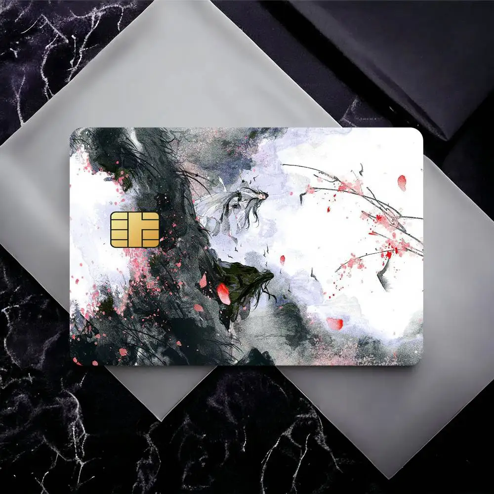 Anime Mo Dao Zu Shi Credit Card Skin Stickers for Bank Card Bus Metro Card Sticker Waterproof Gift