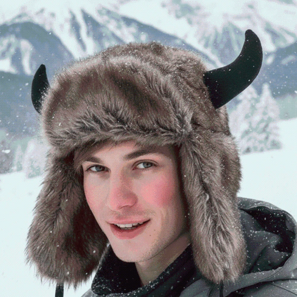 Mink Texture Faux Fur Hat Windproof Fabric Thickened Lining Ear Flap Headwear Soft Touch Solid Pattern Winter Trapper Caps