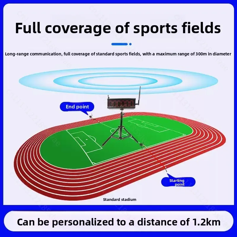 For Automatic Motion‑Sensing Sports Timer, Professional Sprint Test Training Device for Track and Roller Skating Competition