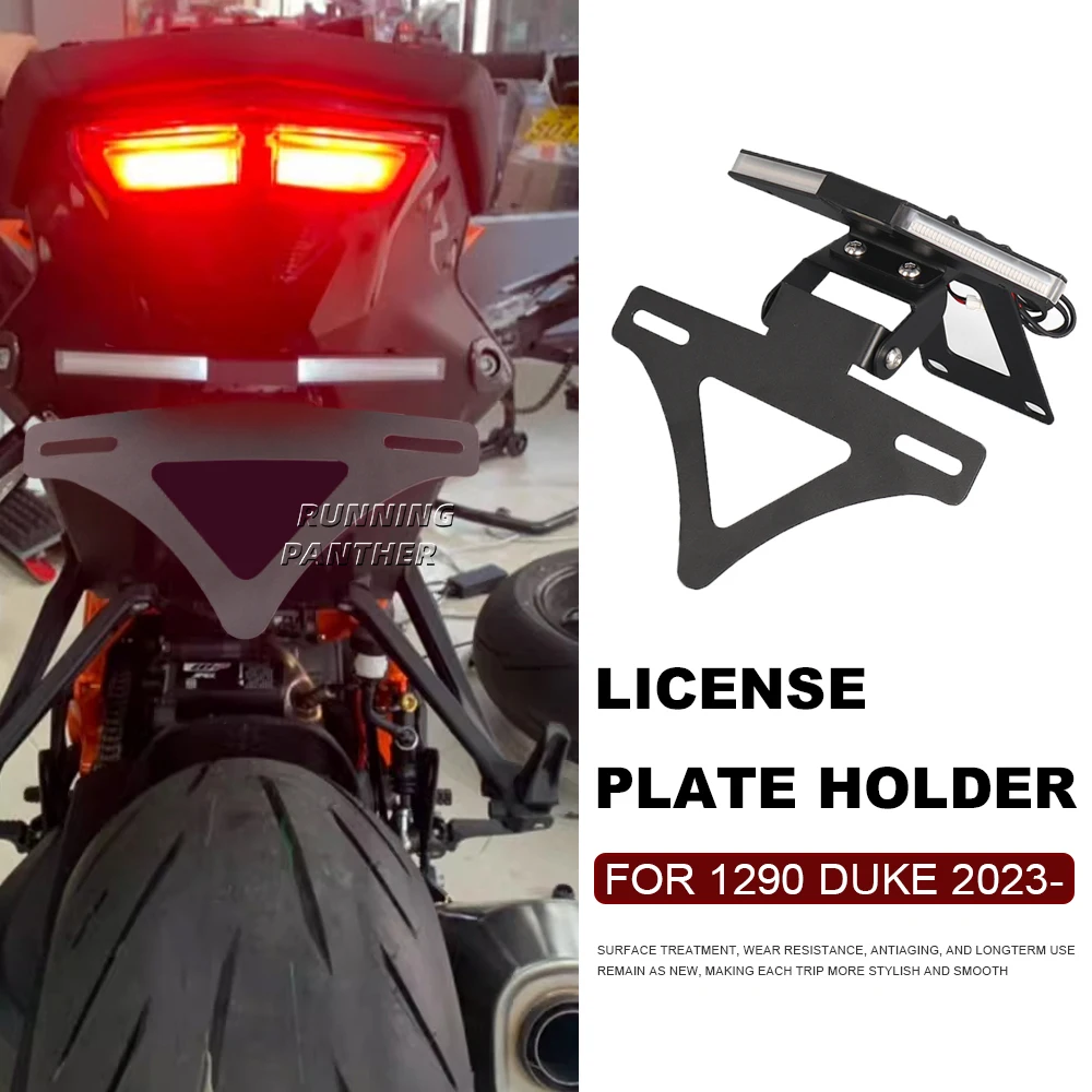

NEW Motorcycle parts license plate holder integrated signal light short tail license plate holder FOR 1290 DUKE 2023-
