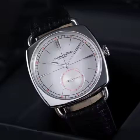 Hruodland 2025 New Men Mechanical Watch Seagull St1701 36mm Square Mineral Glass Stainless Steel Waterproof 10Bar Reloj Hombre