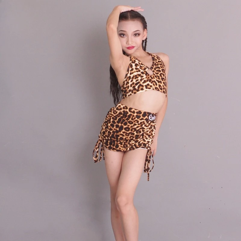 ชุดฝึกซ้อมเต้นลาตินสำหรับเด็กผู้หญิง ชุดฝึกซ้อมเต้นสำหรับเด็ก