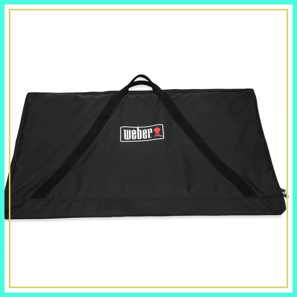 

Full-Size Griddle Storage Bag Weather-Resistant Carry Protection with Durable Handles Double Zipper