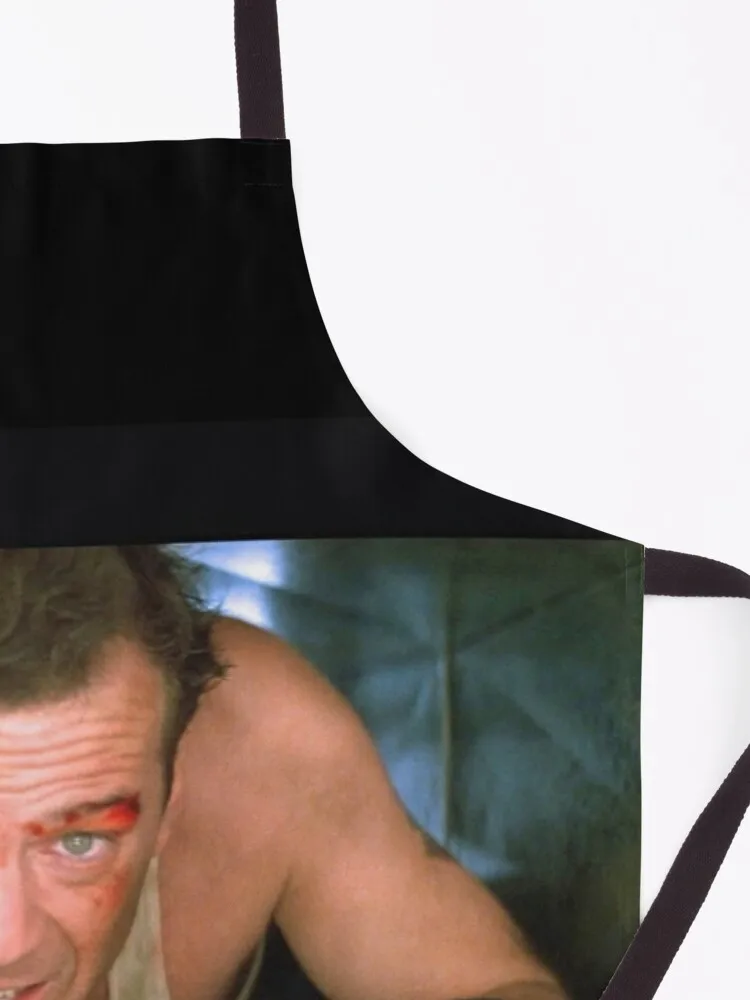 Die hard face mask bruce willis Apron waiter apron kitchen apron woman kitchen special accessories