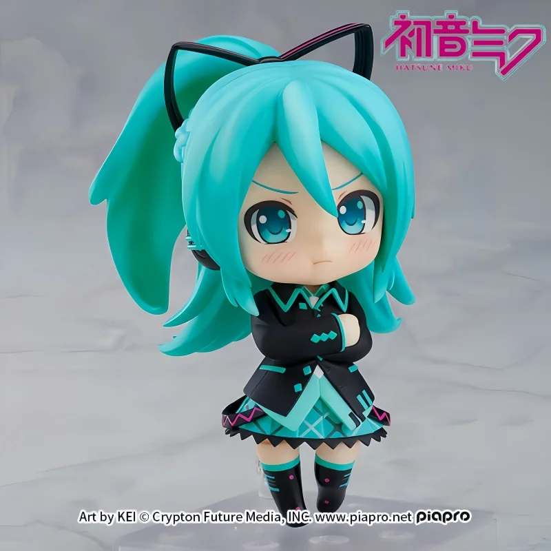 Gsc Original Genuine Vocaloid Hatsune Miku Nendoroid 1739 If Ver 10cm Kawaii Q Version Girl Collections Model Toy Figures Gifts