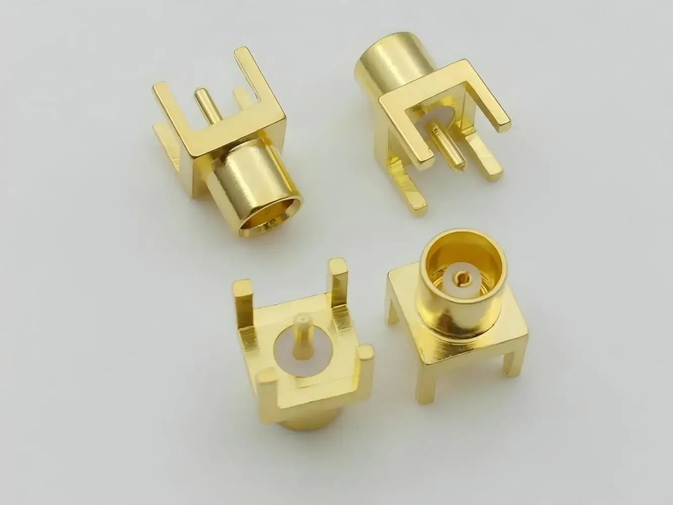 Coaxial Connector,MCX-JE 100pcs MCX-JE RF Coaxial Connector Male Female Connectors for Cables 50 Ohm