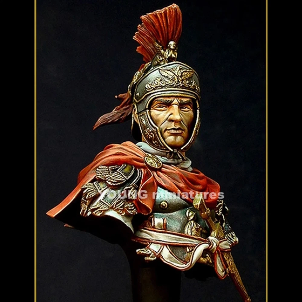 1/10 Roman Cavalry Officer, Resin Model figure Bust, GK, Ancient War Themes, Unassembled and unpainted kit