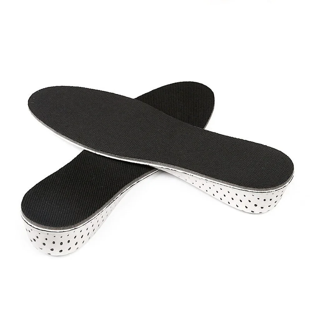 Height Increase Insole 1 Pair Hard Breathable Memory Foam Heel Lifting Inserts Shoe Lifts Shoe Pads Elevator Insoles for Unisex