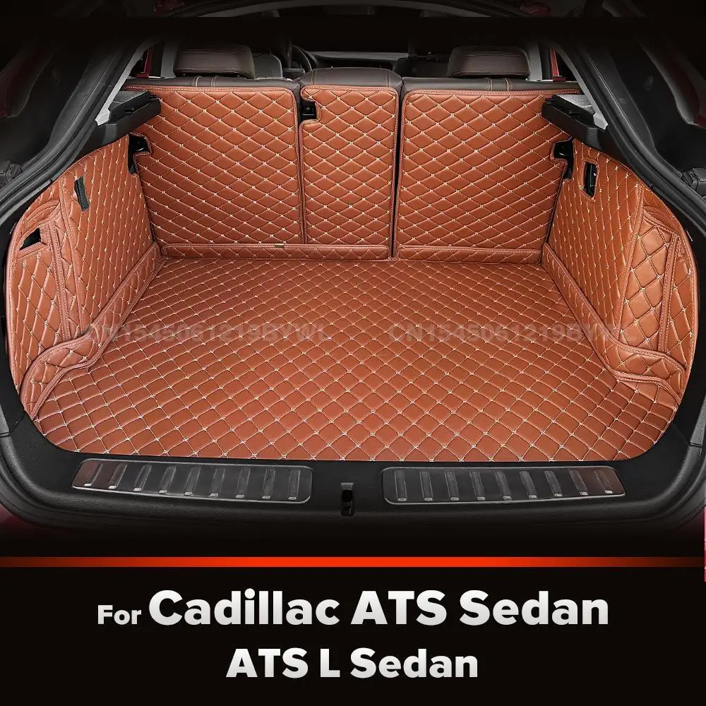 

For Cadillac ATS Sedan、ATS L Sedan Auto Full Coverage Trunk Mat Car Protective Pad Cargo Liner Interior Accessories
