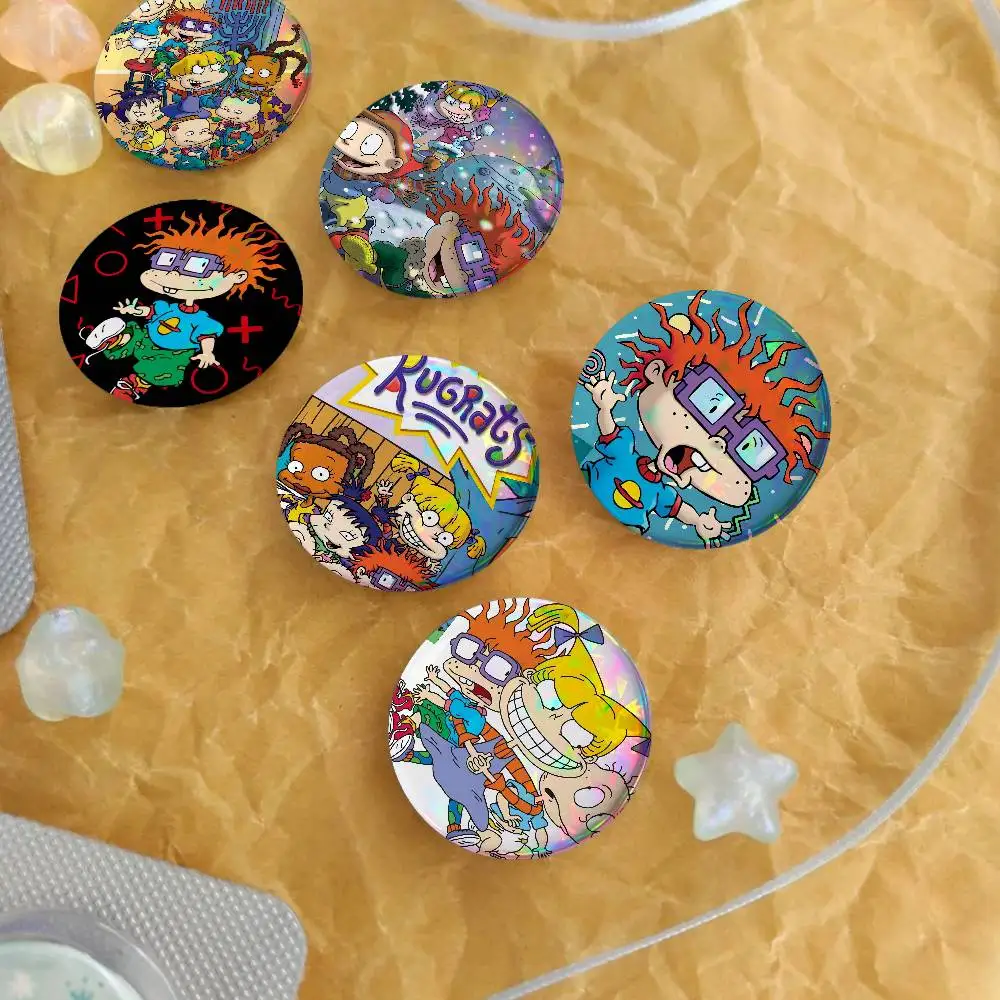 Cartoon R-Rugrats Anime For Badge Custom Cartoon Lapel Pin Metal Brooch Badges For Backpack Clothing Decoration