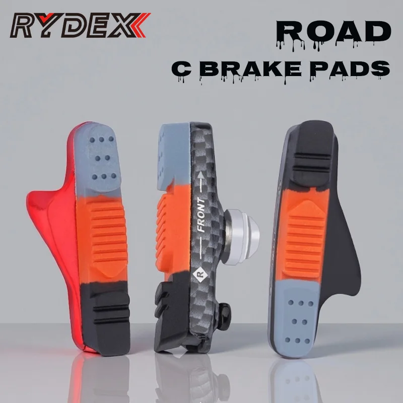 RYDEX Rennrad C Bremsbelag Aluminiumlegierung Gummi Fahrrad Bremsbeläge 700C Fahrrad C Bremsbacken Für Straße C Bremse Fahrrad Fahrradteile