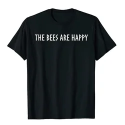 The Bees Are Happy : Valheim 게임 인스파이어드 티셔츠, 3D 프린트 코튼 티셔츠, 남성용 코시