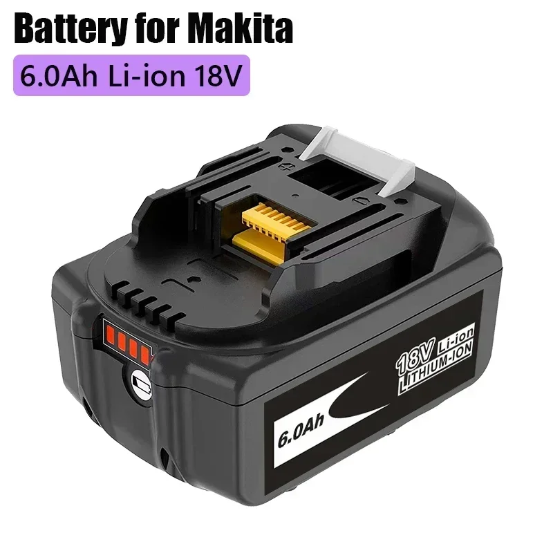 BL1860 Akku 18V 6000mAh Lithium-ionen Für 18v Batterie BL1840 BL1850 BL1830 BL1860B LXT 400 + Ladegerät