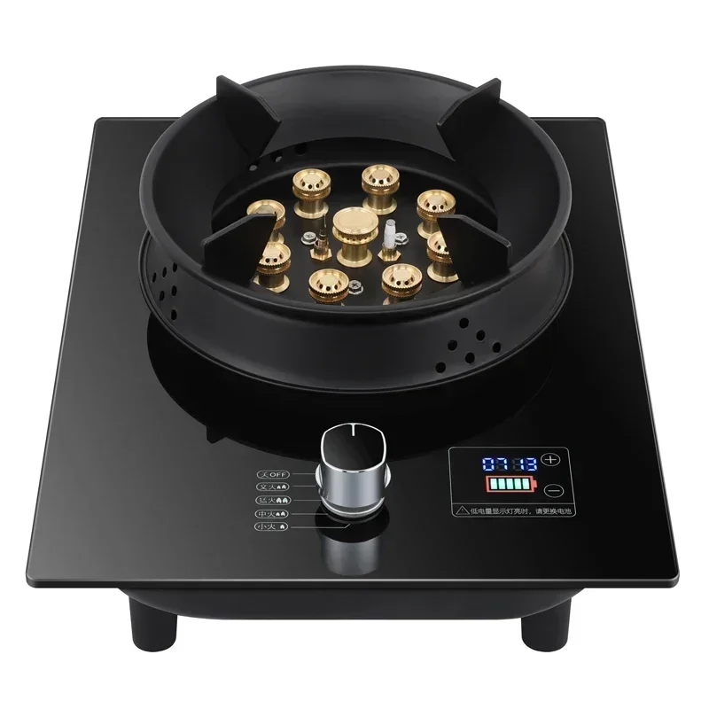 Gas Stove 7.2KW Single Stove LPG Desktop Embedded Single Natural Gas Gas Stove Home Fierce Fire