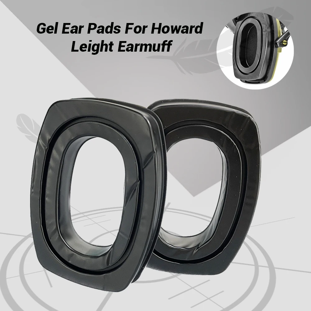 Tactical 1Pair Gel Ear Pads For Howard Leight by Honeywell Impact Shooting Sport Pro Sync Leightning Earmuffs