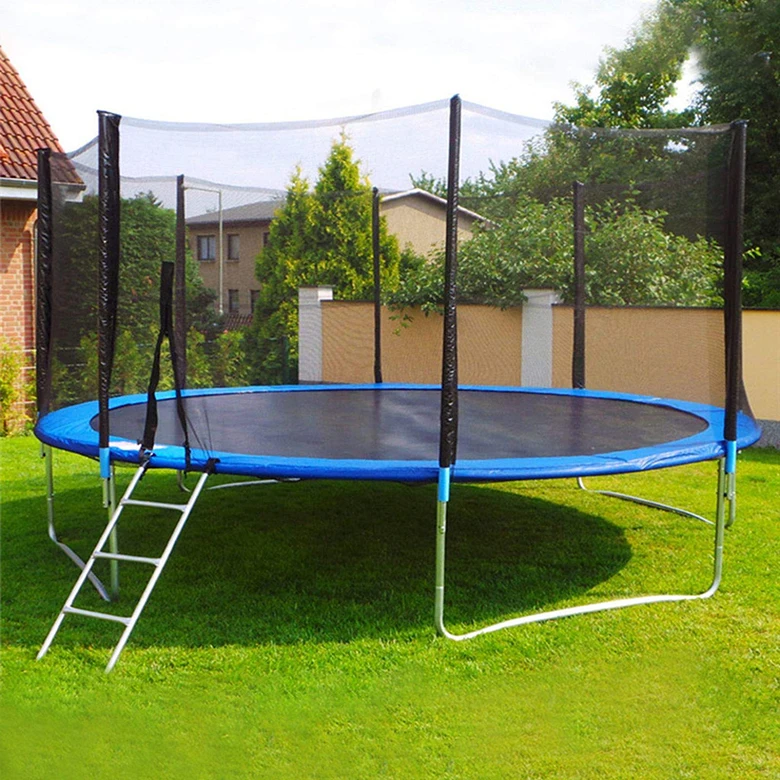 Trampoline d'extérieur solide et Stable pour enfants et adultes, approuvé par offre spéciale, avec filet fermé pour enfants