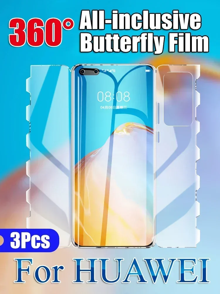 All-in-one Butterfly Hydrogel Film For HUAWEI Pura70 Pura70Pro Pura70ProPlus Pura70Ultra