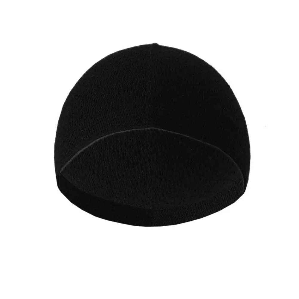 Soft Mesh Men Prayer Hats Breathable Unisex Jewish India Caps Solid Color Knitted Beanie Cap