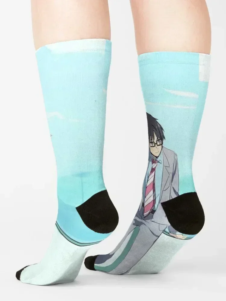 Your lie in April Socks retro designer Soccer Stockings man Socks For Girls Men's