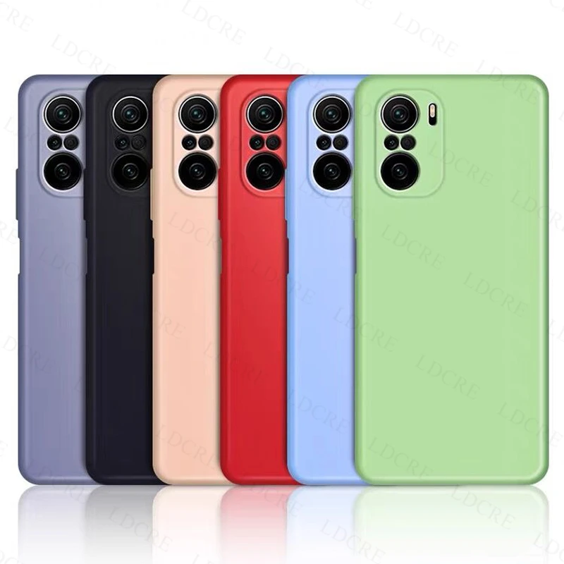 For Xiaomi Redmi Note 10 Pro Case Rubber Liquid Silicone Shockproof Bumper Case For Xiaomi Redmi Note 10 Cover for Xiaomi Mi 11