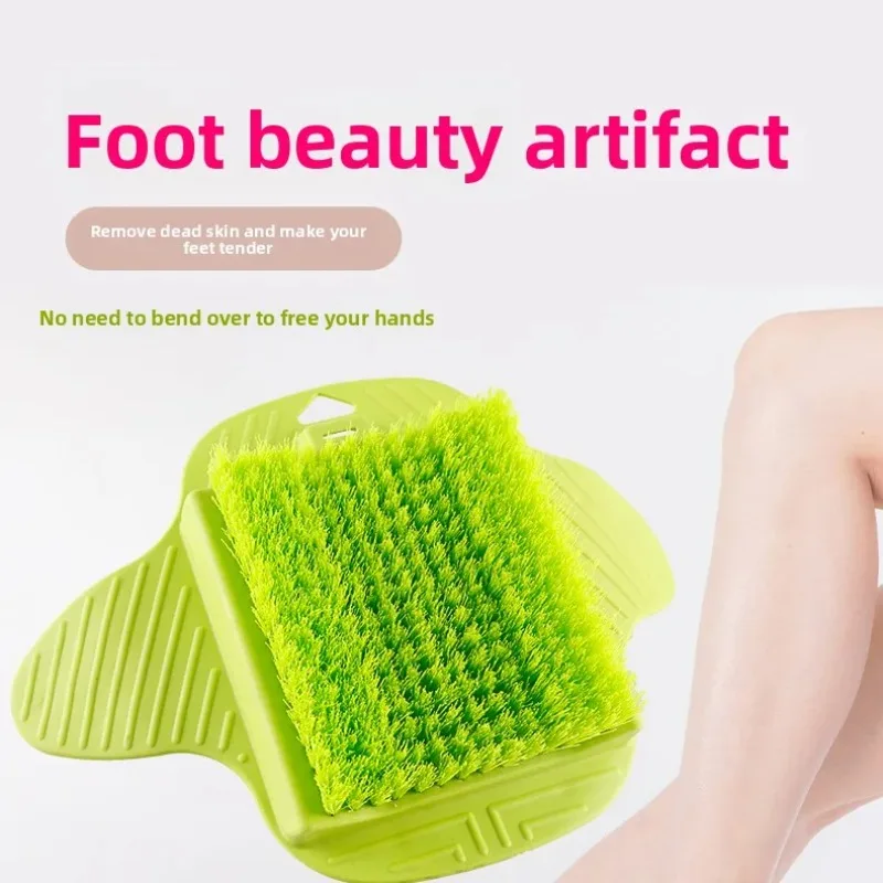 Floor Sticker , Brush ,Shoe Wearing Artifact Foot Washing Brush Foot Washing Artifact Lazy Slippers