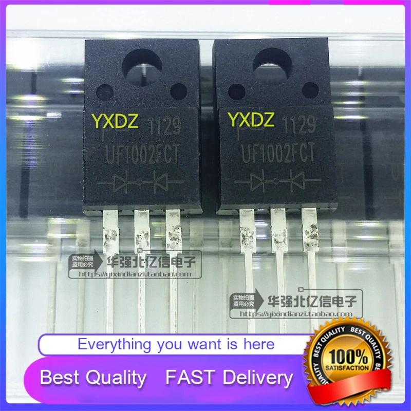10Pcs/Lot New Original UF1002FCT 10A200V FAST RECOVERY Diode Good Quality  In Stock
