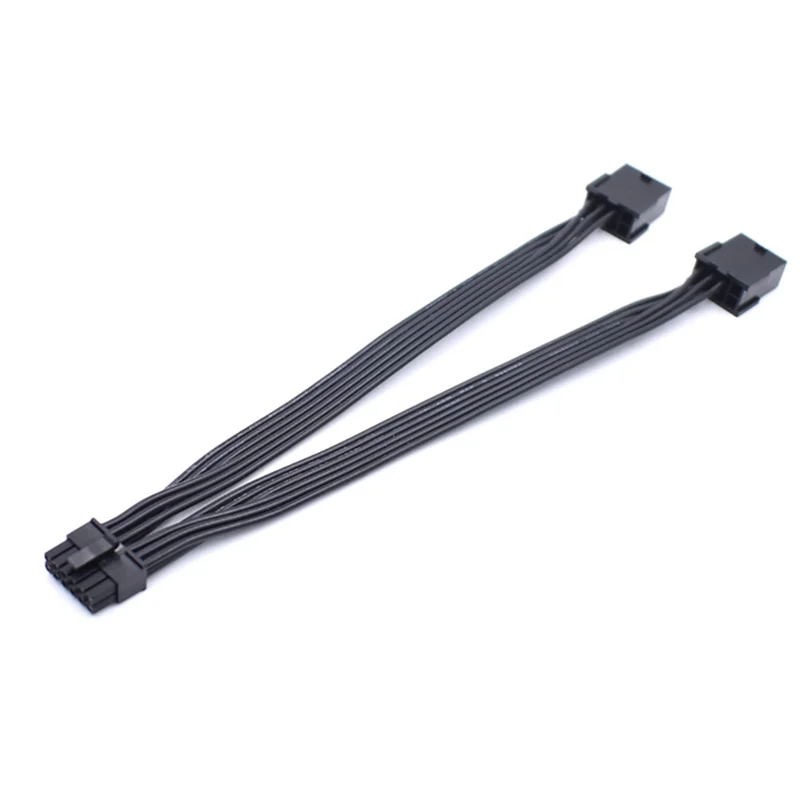 A05G-1Pcs duplo pcie 8 pinos fêmea para mini 12 pinos macho gpu cabo preto para geforce rtx3080 rtx3090 gpu