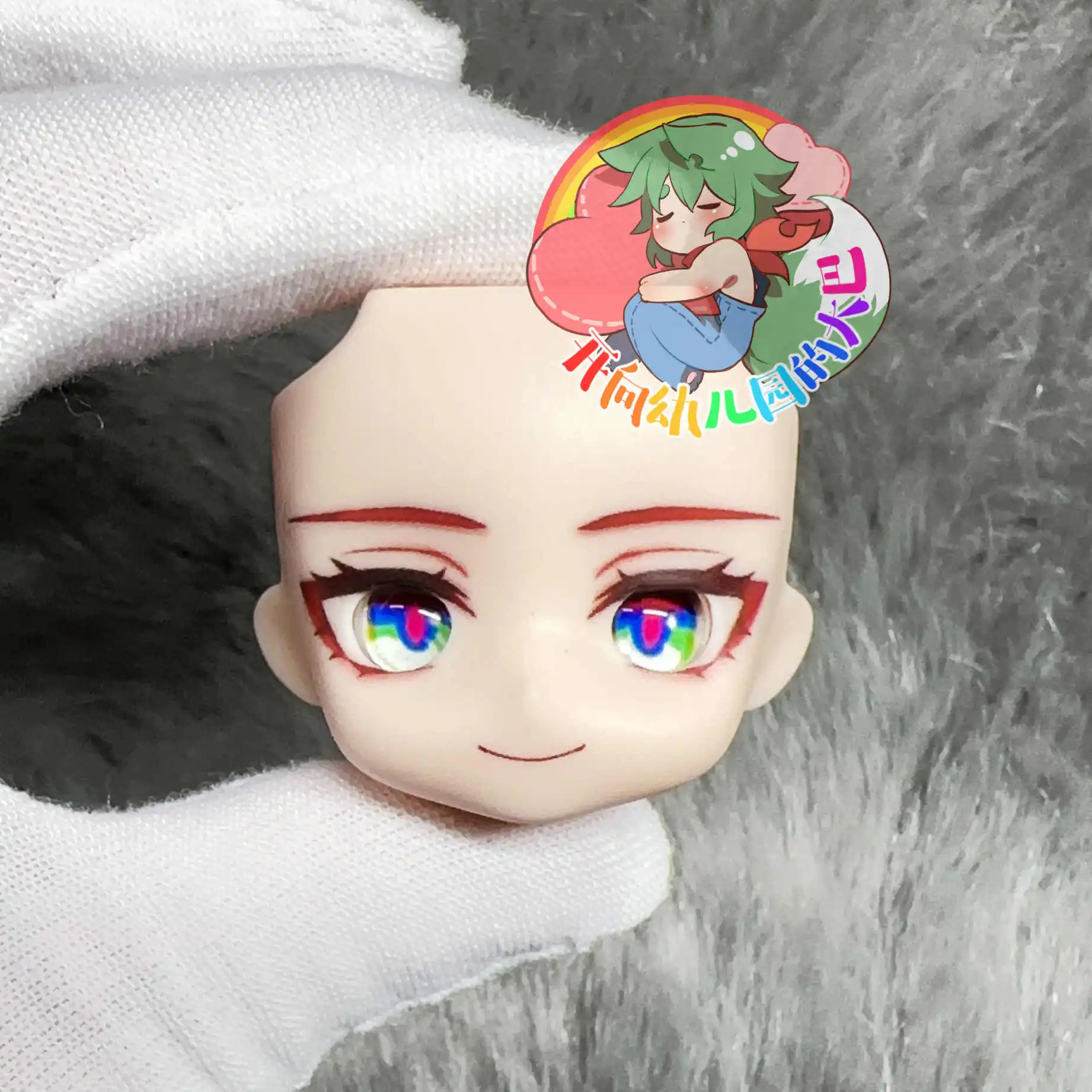 Handmade Honkai: Star Rail Argenti OB11 OB22 OB24 Face Open Eye Shell BJD Doll Accessories Game Props Anime Figure Toy For Kids