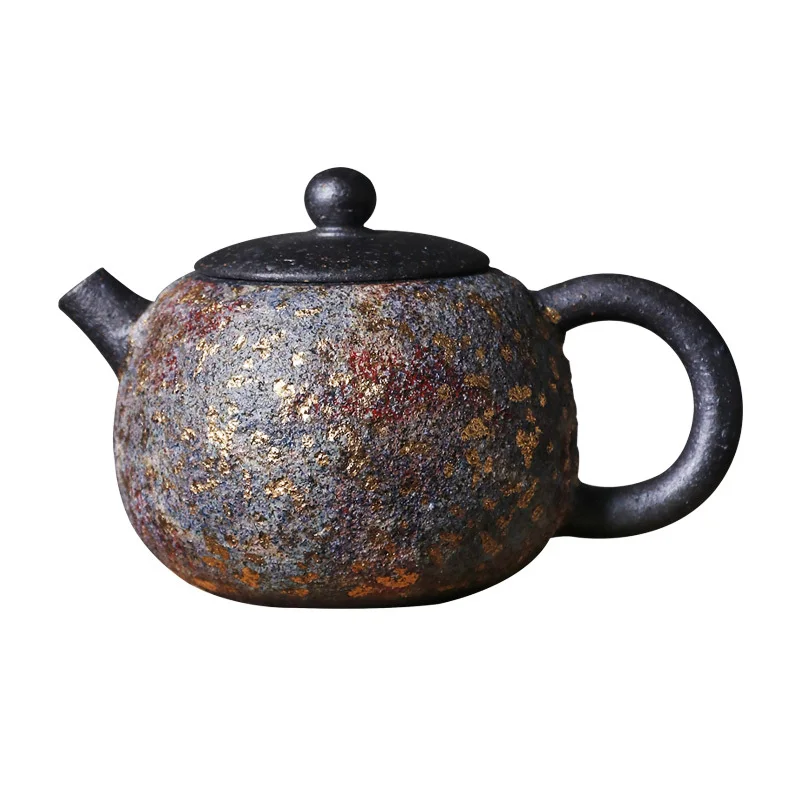 Famous Master Gao Yue Rock Mine Xishi Teapot Pure Handmade Single Person Kung Fu Tea Set Household Large Capacity Purple