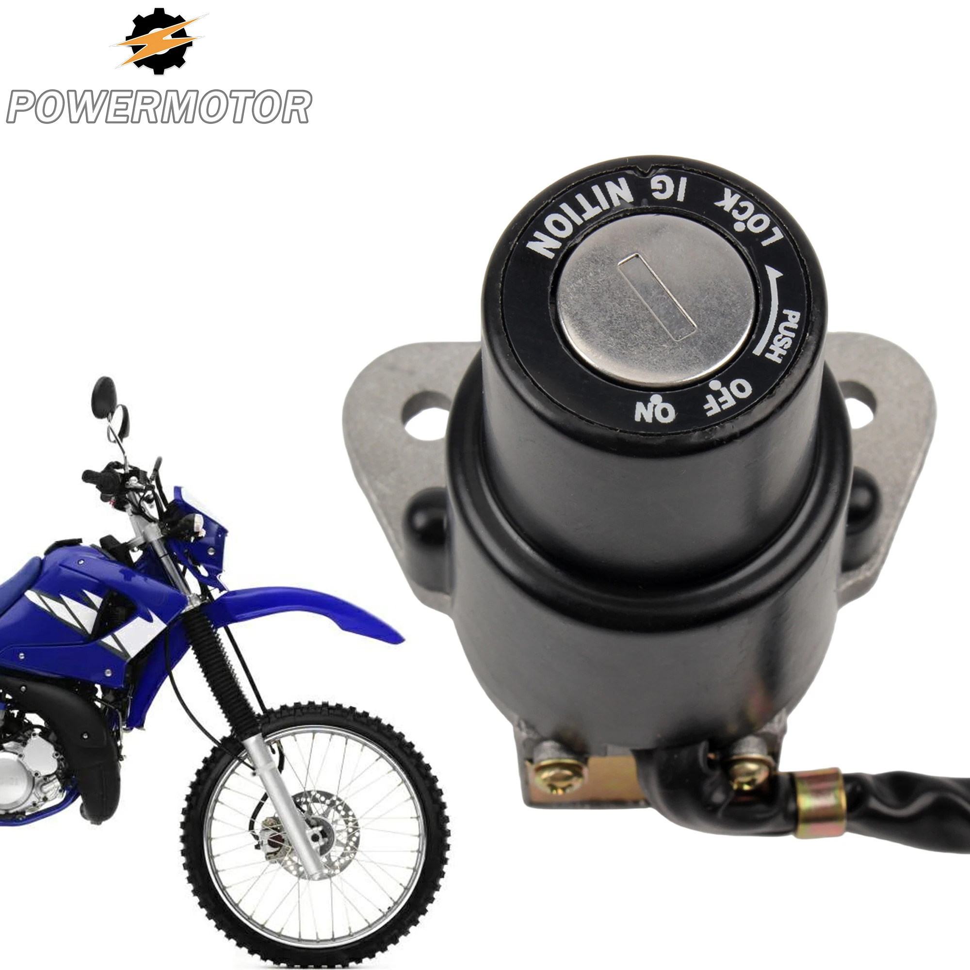 For Yamaha DT125 RTZR125 FZR400 Lgnition Switch Key Electric Door Lock Fit Motorbike Enduro DirtBike Lgnition Switch Modified