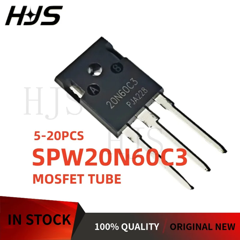 5-20pcs Brand New SPW20N60C3 20N60C3 TO-247 MOSFET Field effect Transistor In Stock