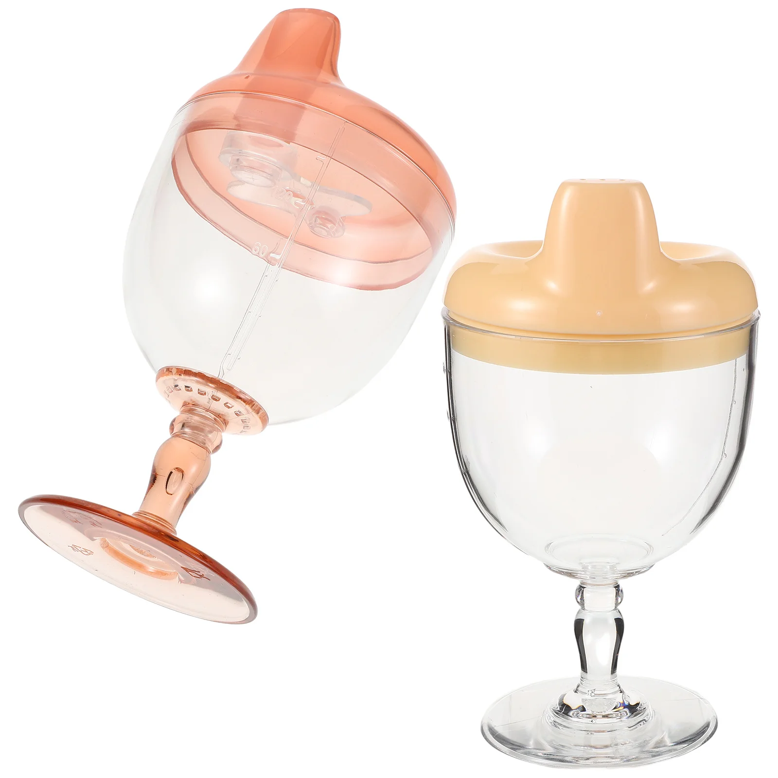 

2pcs Baby Training Cups High Quality Anti-Drop Toddler Drinking Cup Multipurpose Milk Water Container For Kids Infant Cup