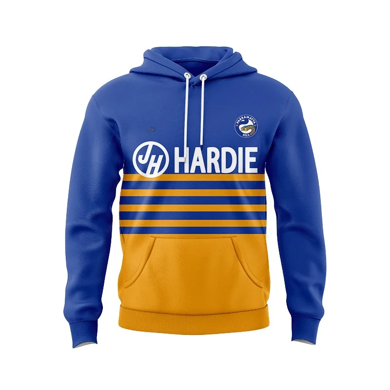 HOODIE Parramatta EELS NRL team 1986 retro traditional replica men's jersey