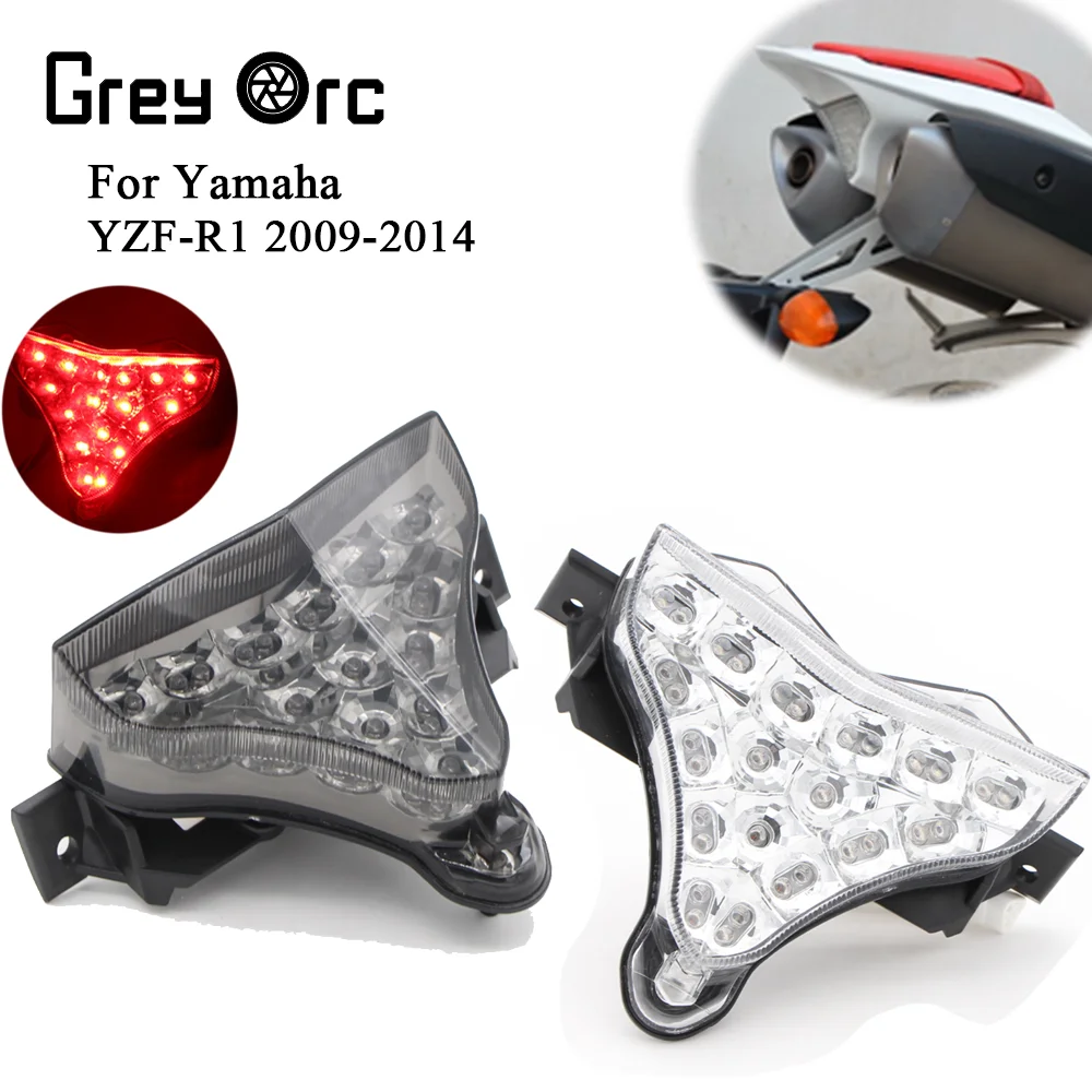 

YZF R1 Tail Light For Yamaha YZF R1 YZFR1 2009-2014 Accessories Motorcycle LED Tail Light Turn Brake Light Assembly