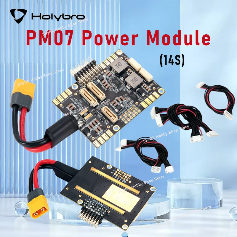 HolyBro PM07 Power Management Module - 5V 3A UBEC 90A 2-14S XT60 for Pixhawk 4 PX4 Flight Controller RC Accessory