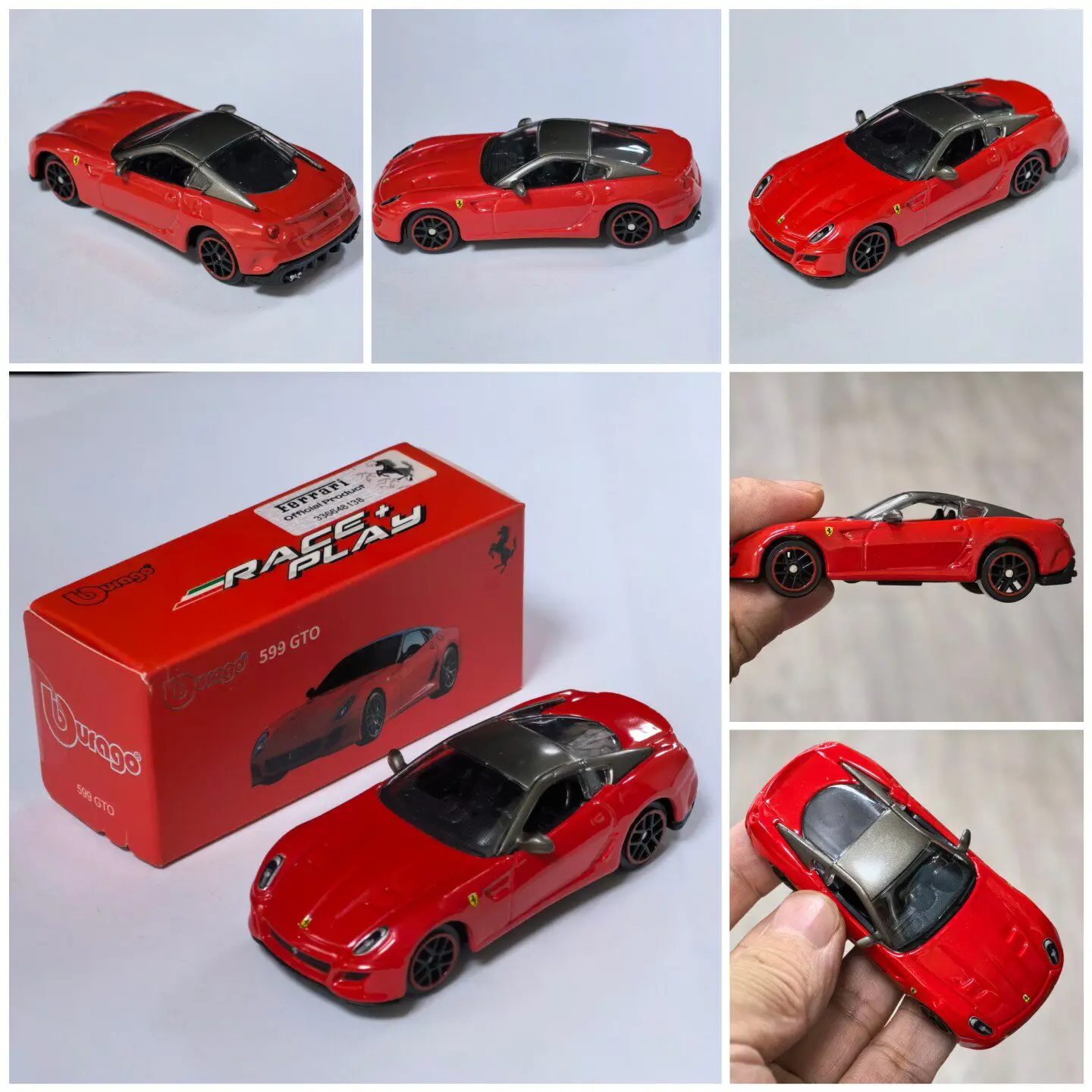 Bburago 1:64 Ferrari Serie Legierung Druckgussmodelle SP3 458 599 ENZO Mini Simulationsautos F12 SF90 812 Sammlerfahrzeug Spielzeug Geschenk – Detail 3