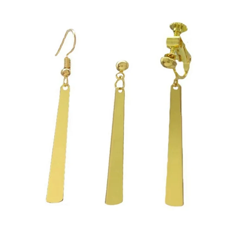 Anime Vtuber Shu Yamino Cosplay Earrings Golden Fashion Ear Studs Role Playing Accessories Props Ear Clip Jewelry Gifts