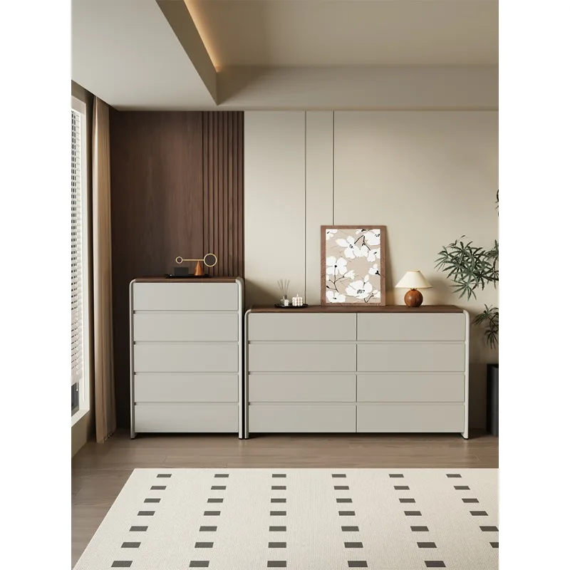 

Итальянский минималистичный комод-тумба для спальни, современный комод-шкаф для хранения, антикварная прикроватная тумбочка