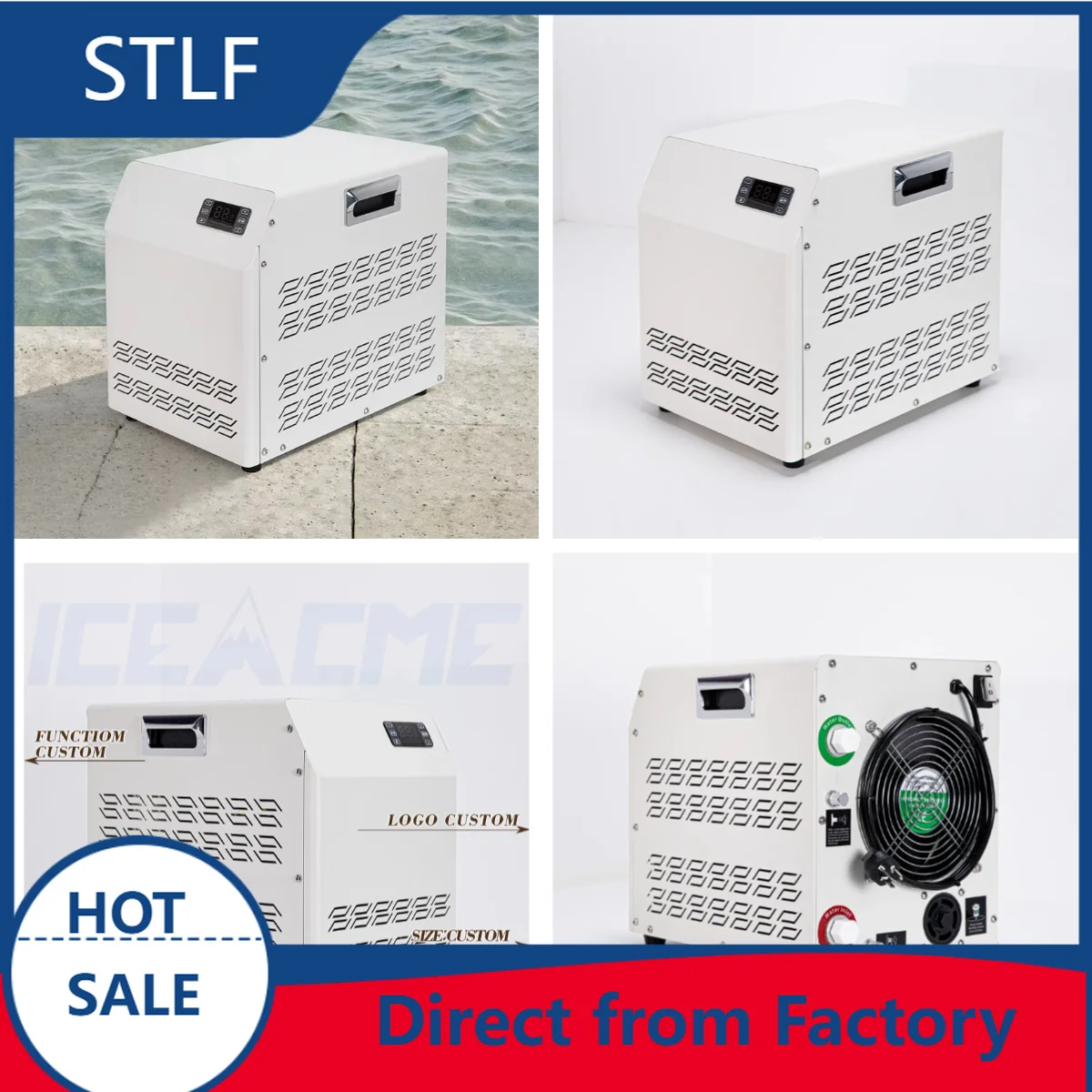 STLFMini 1/3p Ice Bath Chiller Water-Cooled Ice Bath Cooler New Condition Durable Indoor/Outdoor Use