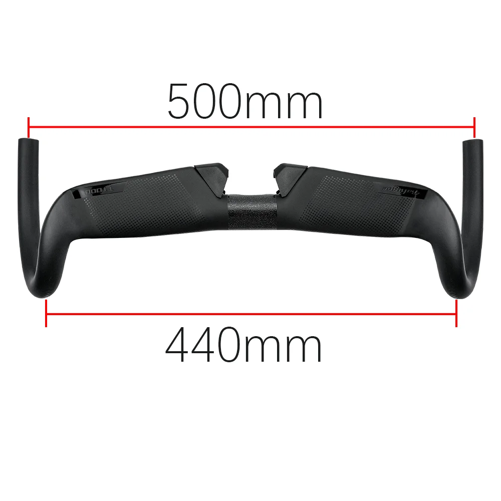 BALUGOE Gravel Bike Full Internal Wiring Professional Carbon Fiber Road Bicycle Handle All Internal Cables Fixed Bike Handlebar image 3