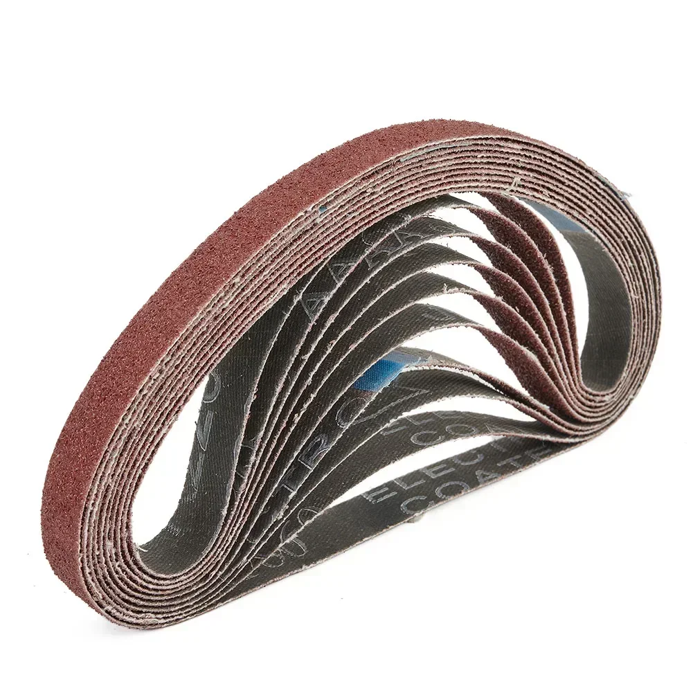 Tool Sanding Belts For Mm 13 X 457 40/60/80/120/180/240 Grit 60 Pcs Accessory Equipement Newest Pratical Hot Sale