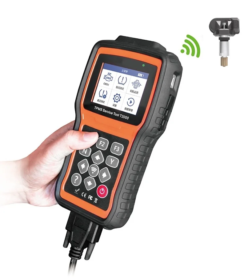 Hot T2000 TPMS Diagnosis Programming Tool Support 315MHz 433MHz with Function TPMS Sensors Car scanner