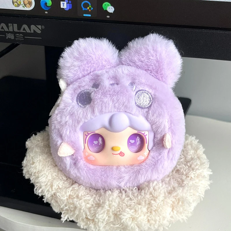 Аутентичные Yooki, милый маленький кролик, серия, виниловое лицо, плюшевая глухая коробка, милый рюкзак, подвеска, украшение, упаковка, подарки-сюрпризы