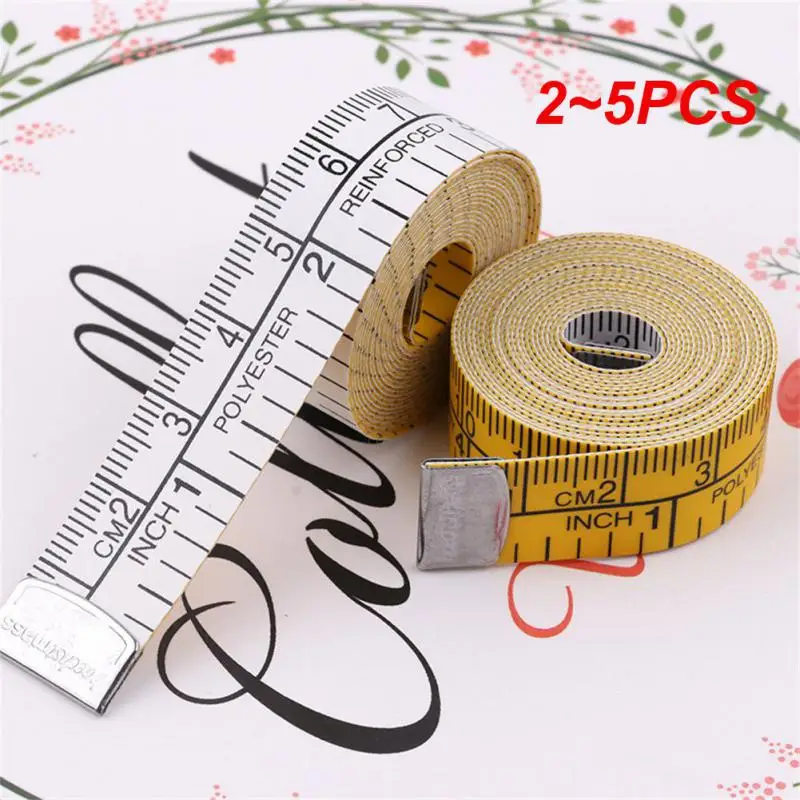 2~5PCS Body Measuring Ruler Sewing Soft Measure Garment Measuring Ruler Double Scale Wholesale Flat Ruler Ruler 2023