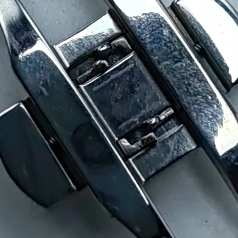 حزام ساعة من الفولاذ المقاوم للصدأ لـ OB DW Longines L4 مريح في الارتداء حزام ساعة بإبزيم على شكل فراشة مزدوج 14 16 18 20 مللي متر