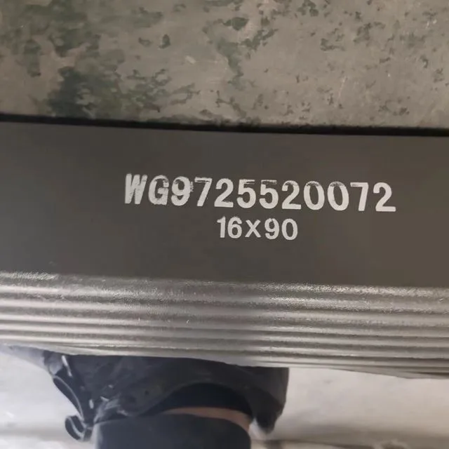 SINOTRUK HOWO Hochwertige Original-LKW-Teile vorne links Stahlplatte Federbaugruppe WG 9725520072